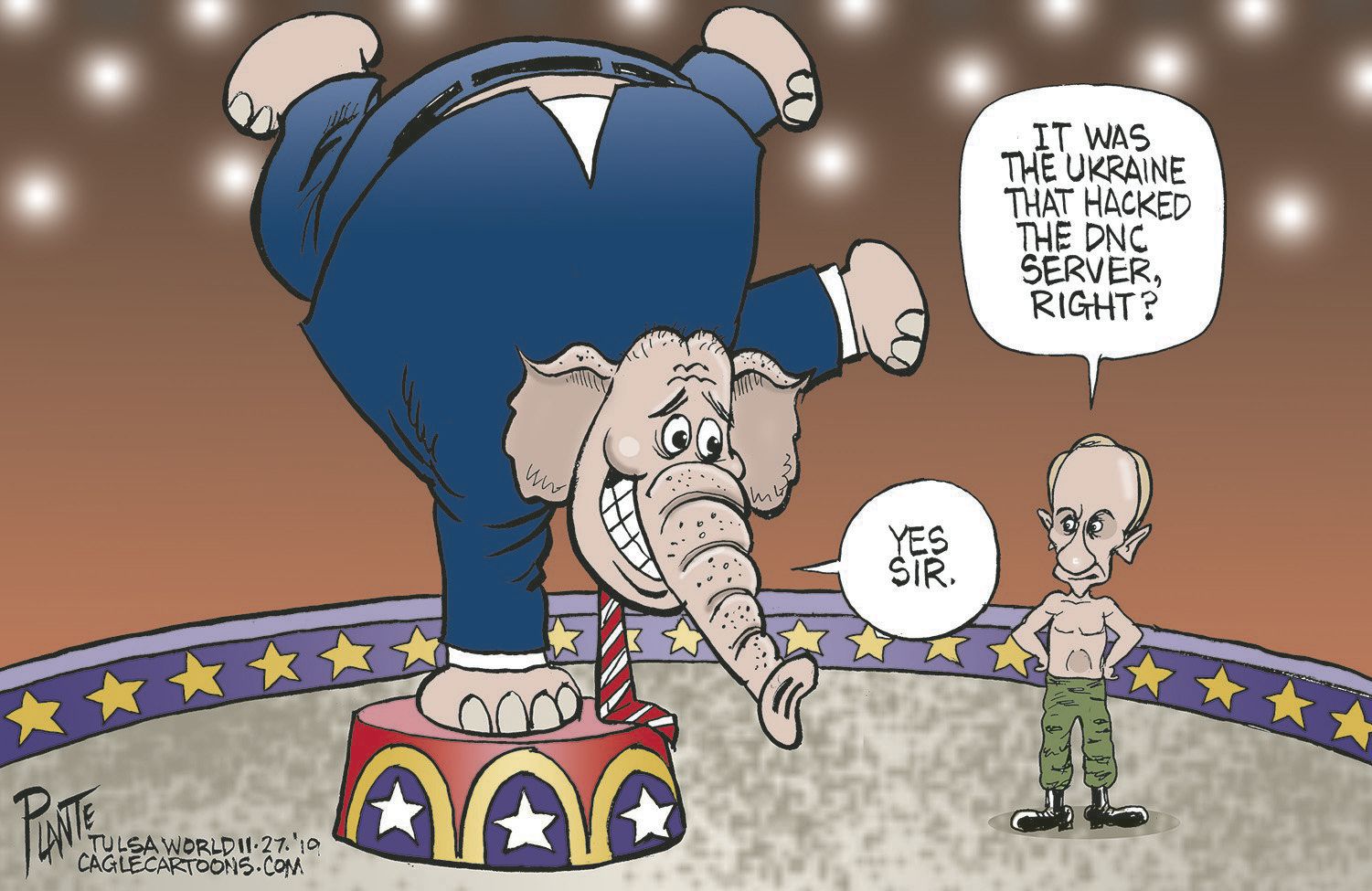 Bruce Plante Cartoon: Ukraine or Russia